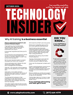 Technology Insider Newsletter from Adept Networks - October 2026
